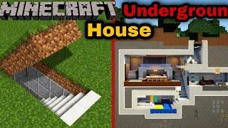 I MADE A SECRET UNDERGROUND HOUSE IN MINECRAFT | Mythpat | OP RAJ GAMING