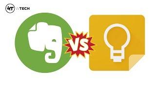 Keep vs Evernote | ¿Cuál es la mejor app de notas?