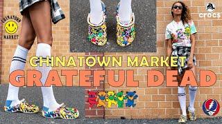 CHINATOWN MARKET X GRATEFUL DEAD CROCS On Foot Review: Favorite Croc of 2020? Styling Haul