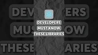 6 Libraries a React Developer must know ! |#reactjs #webdevelopment #library