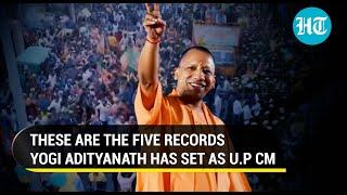 Yogi scripts history in U.P; Becomes first BJP CM to win second term in office | Watch