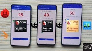 POCO F3 (Snapdragon 870) vs GT Master Edition (Snapdragon 778G) vs Mi 11 Lite 5G (Snapdragon 780G)