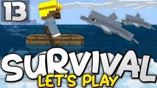 EXPLORING UPDATE AQUATIC! - Survival Let's Play Ep. 13 - Minecraft Bedrock (PE W10 XB1)