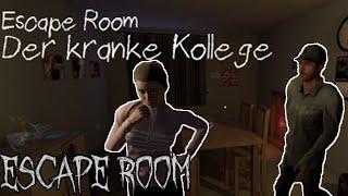 Co-op Escape Action!! | Escape Room: The Sick Colleague (Der Kranke Kollege) Full Playthrough