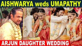 Arjun Sarja Daughter Aishwarya Arjun & Thambi Ramaiah Son Umapathy Marriage Video | Wedding Video