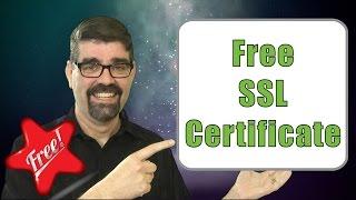 Free SSL certificate through Let's Encrypt - Secure your Web Site for Free - Yes, SSL for Free.