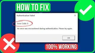 HOW TO FIX ROBLOX ERROR CODE 0 (2024) | Fix Roblox Authentication Failed Error