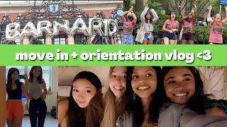 Barnard College Move-In + Orientation Vlog 2022!