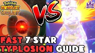 FAST 7 Star TYPHLOSION Raid Guide for Pokemon Scarlet and Violet