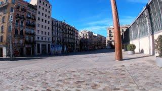 4k Walking Tour - Barcelona Morning Tour January 2021 Carrer del Paradis to El Born