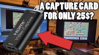 A Capture Card for 25$?? Amazon HDMI USB Capture Card Review