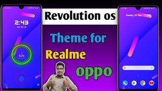 Revolution os theme for realme and Oppo || stock android theme for realme UI and colour OS 7