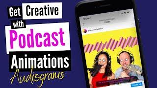 How to Make Audio Grams // Podcast Wave Animation // Share Podcast to Instagram, Twitter, Facebook