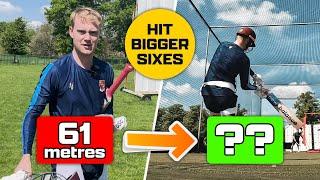 I trained with Jonny Bairstow & Liam Livingstone's POWER-HITTING COACH to hit BIGGER SIXES