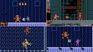 Mega Man The Wily Wars - All Robot Masters VS. Other Game Weapons