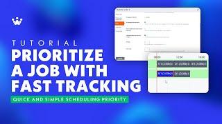 Prioritizing jobs with the Fast Track feature