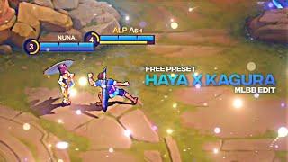 HAYABUSA × KAGURA × HANABI - MLBB EDIT | FREE PRESET