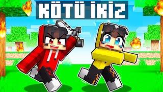 Minecraft'ta KÖTÜ İKİZİM İLE YÜZLEŞTİM!