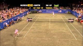 Todd Martin vs John McEnroe Champions Series Tennis
