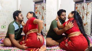 Romantic hair play with padosi bhabhi || story video || Puja creation 99