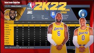 New NBA 2K22 Roster Update FOR 2021-2022 SEASON Next Gen!