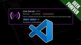 ️Auto Refresh in Browser - Live Server (VS Code Setup)