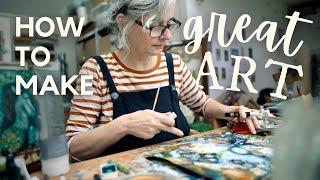 How to ACTUALLY make GREAT ART!  Paint with Me ~ start to finish | Suitable for all levels