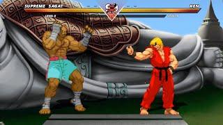 SUPREME SAGAT vs FIRE KEN - The most insane fight ever made!