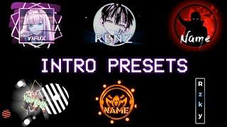 INTRO/LOGO PRESETS | ALIGHT MOTION