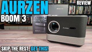 MUCH Better Than I Expected! | Aurzen Boom 3 Portable Projector Review