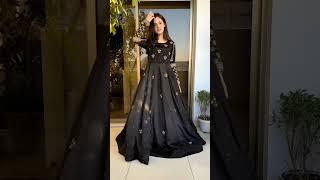 Black Maxi Eid Collection/2024 Black  Dress Design/2024 Eid dresses design ideas/2024 Fashion/