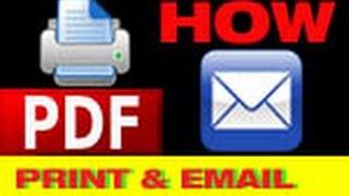 How to add a Print and Email button in your PDF form - Beginners - Adobe Acrobat X by MrTutorX