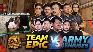 REACT PBOC RESMI : EPIC vs ARMY GENIUSS!