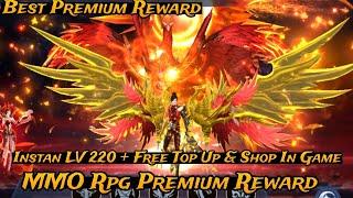 Best Mmo Rpg Premium Reward - Free Top Up & Shop In Game + Skin + Aura Dragon + Mount Dragon & More