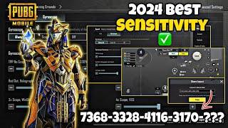New Update 3.2Best Sensitivity Code + Control Settings Pubg Mobile/Bgmi Sensitivity 2024