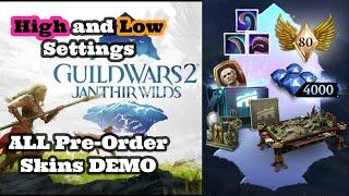 NEW Prepurchase and Deluxe Edition Demo Skins Guild Wars 2 Janthir Wilds Upcoming Expansion