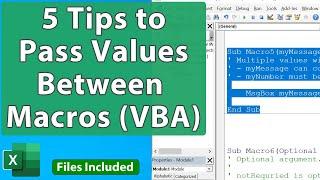 5 Tips for Passing Values to Macros (VBA) - Beginner to Advanced