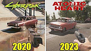 ATOMIC HEART (2023) vs CYBERPUNK 2077 (2020) - Graphic Comparison