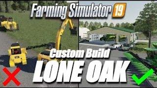 Lone Oak FARM BUILD #2 | CONSOLE & PC MAP | USA MAP | Timelapse | Farming Simulator 19