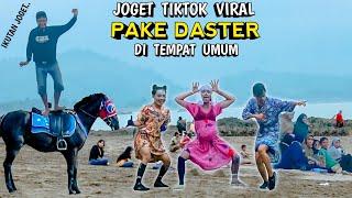 JOGET TIKTOK PAKE DASTER DI TEMPAT UMUM.. NGAKAK PARAH