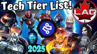 Tech Class Tier List! Best Champions In MCOC Ranked! New Series! 2025 - Marvel Contest of Champions