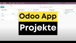 Odoo App Projektmanagement (Teil 1) - Odoo Tutorial in Deutsch