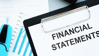 PREPARATION OF FINANCIAL STATEMENTS - INCOME STATEMENT & BALANCE SHEET @seniorhannington