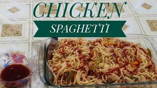 CHICKEN SPAGHETTI / YUMMY SPAGHETTI / EASY & SIMPLE SPAGHETTI / HOW TO MAKE SPAGHETTI