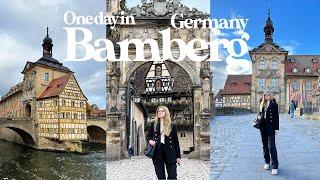 A day in Bamberg • Germany vlog | exploring the historic town, Old Town Hall, trying smoked beer 