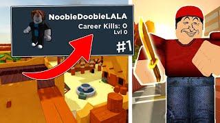 ICH TARNE MICH ALS *NOOB* UND GEWINNE JEDE RUNDE (Roblox Arsenal)