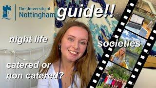 uni of nottingham survival guide | halls, the city, societies, sport- must watch for UoN students!!