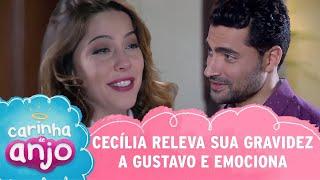 Cecília revela a Gustavo sua gravidez | Carinha de Anjo