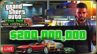  GTA ONLINE $200 MILLION SPENDING SPREE!! (THE CONTRACT DLC + ALL MISSIONS)