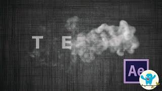 After Effects Tutorials & Free Projects : Smoke Text Effects